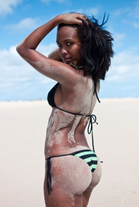 summer bikini beach buttock