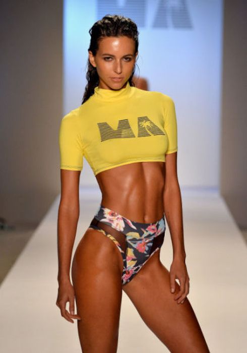 Miami Fashion Week for Swimwear 2014 show girl, Miami, Florida, United States