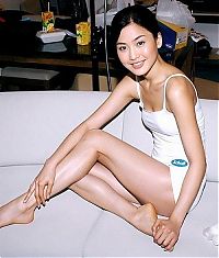People & Humanity: asian girl with long legs