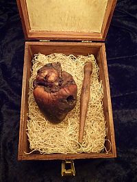 People & Humanity: Mummified heart  of the vampire Auguste Delagrange on eBay