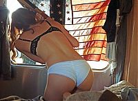 People & Humanity: girl with the american flag
