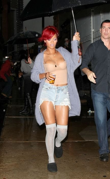 Robyn Rihanna Fenty, What's my name music video set, Tribeca, Manhattan, New York City, United States