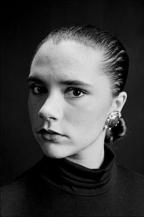 Young Victoria Beckham, 17 years