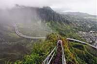 TopRq.com search results: Stairway to Heaven, Haʻikū Stairs, Oʻahu, Hawaiian Islands, United States