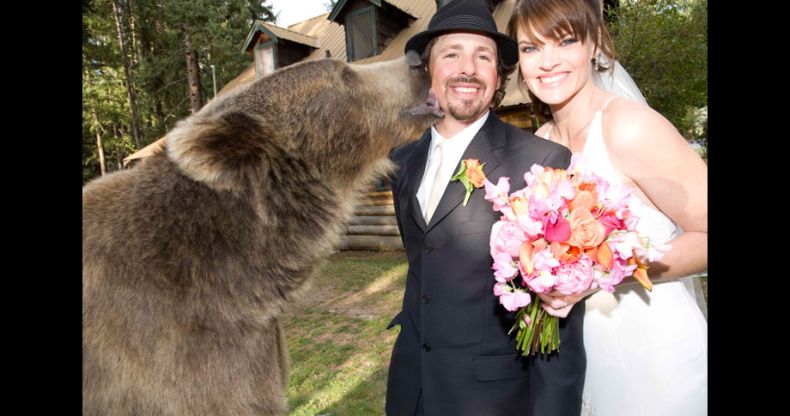 Biologist Casey Anderson, and his bear Butusov