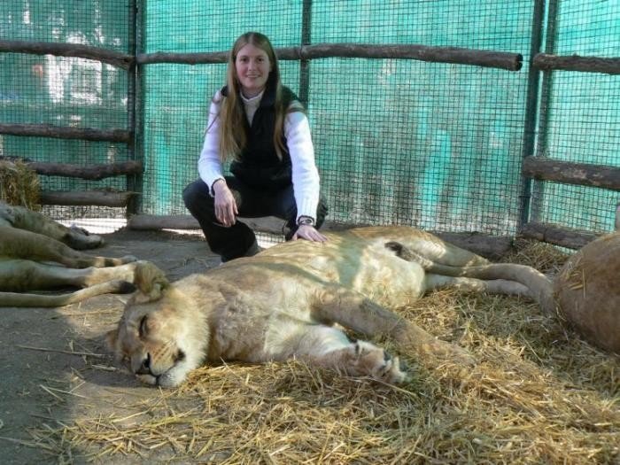 In ZOO with predators, Argentina