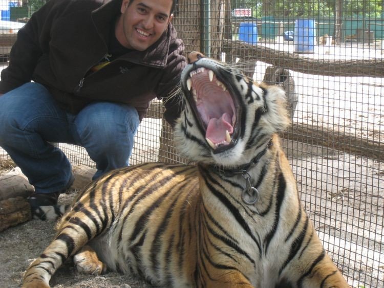 In ZOO with predators, Argentina