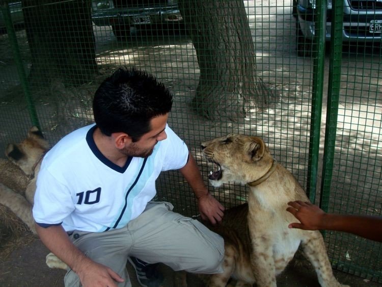 In ZOO with predators, Argentina