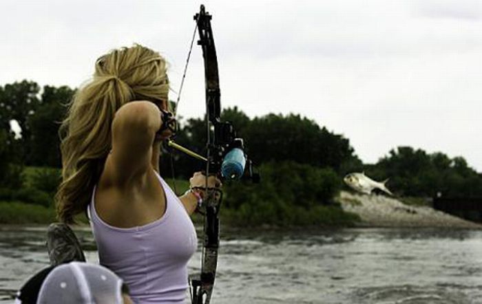 Asian Carp attacks while fishing from the boat