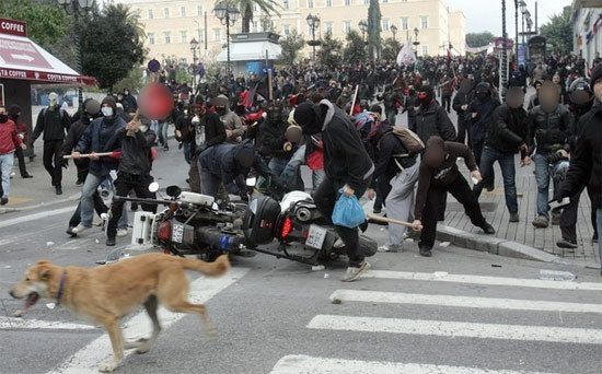 Loukanikos, the riot dog