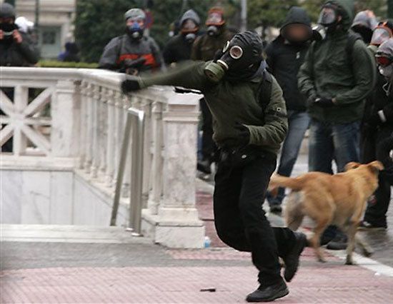 Loukanikos, the riot dog