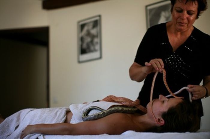 snake massage