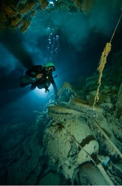 Blue holes and spectacular coral reefs, Andros, Bahamas