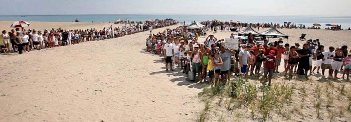 Saving a turtle, Juno Beach, Jupiter, Florida