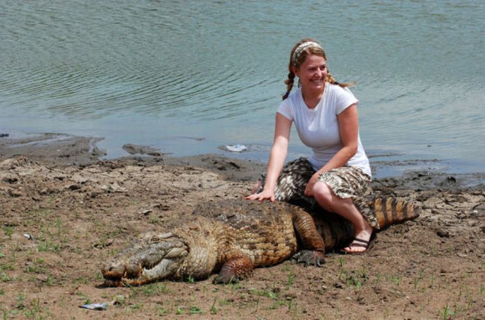 Sacred Crocodile ponds, Paga, Bolgatanga, Ghana