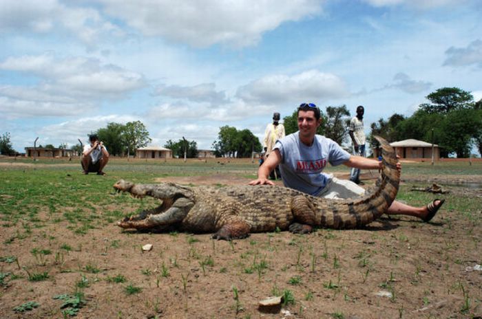 Sacred Crocodile ponds, Paga, Bolgatanga, Ghana