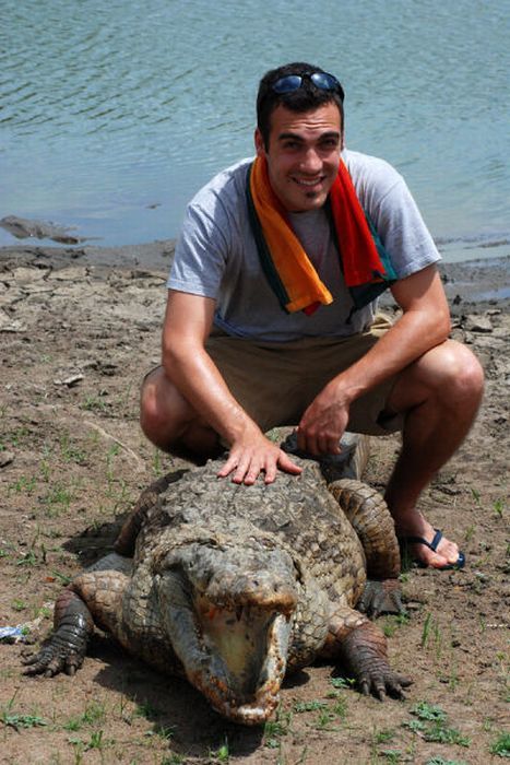 Sacred Crocodile ponds, Paga, Bolgatanga, Ghana