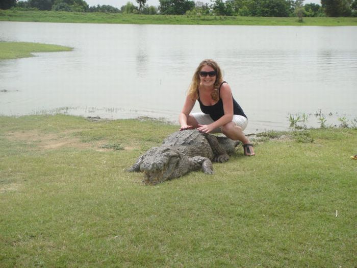 Sacred Crocodile ponds, Paga, Bolgatanga, Ghana