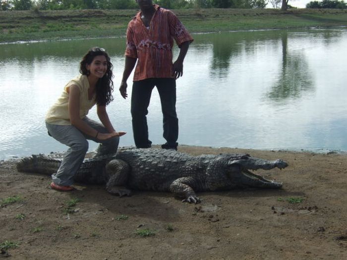 Sacred Crocodile ponds, Paga, Bolgatanga, Ghana