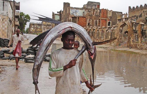 Fishermen in Somalia