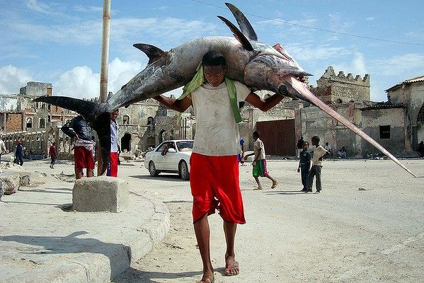 Fishermen in Somalia