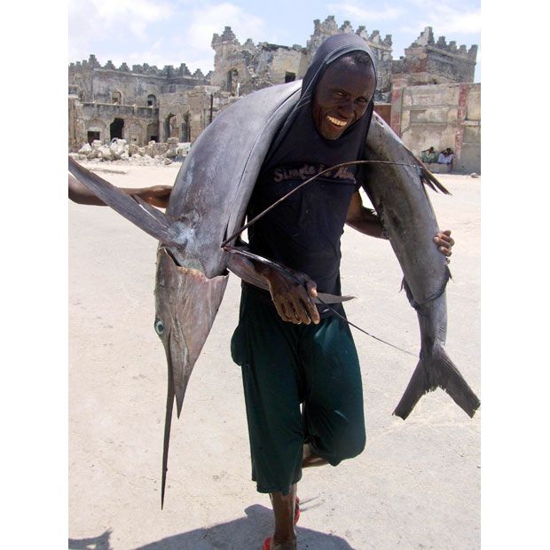 Fishermen in Somalia