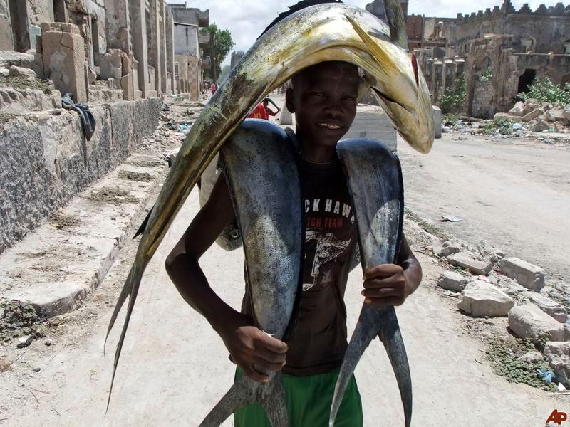 Fishermen in Somalia