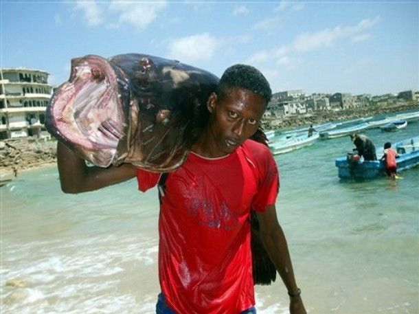 Fishermen in Somalia