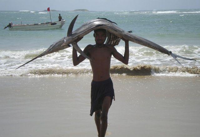 Fishermen in Somalia