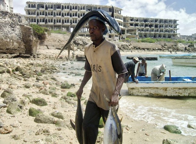 Fishermen in Somalia