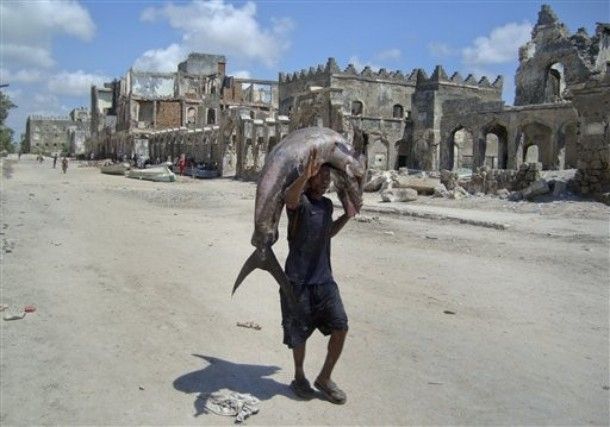 Fishermen in Somalia