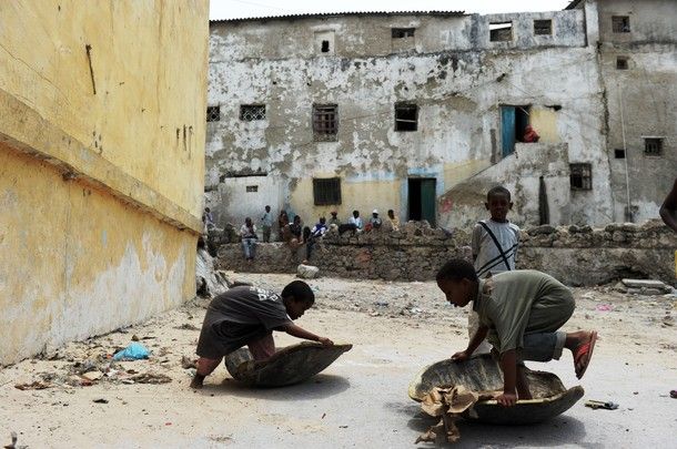 Fishermen in Somalia