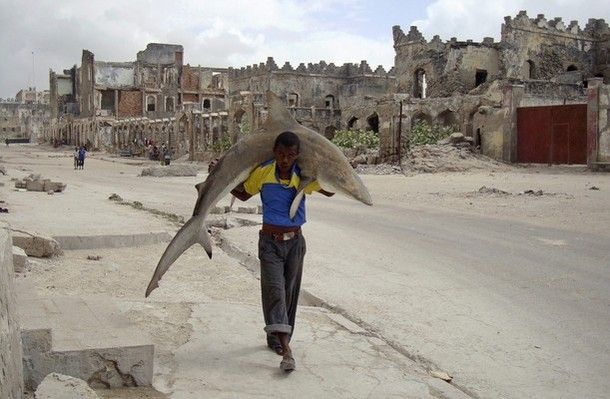 Fishermen in Somalia