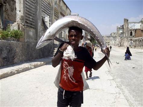 Fishermen in Somalia