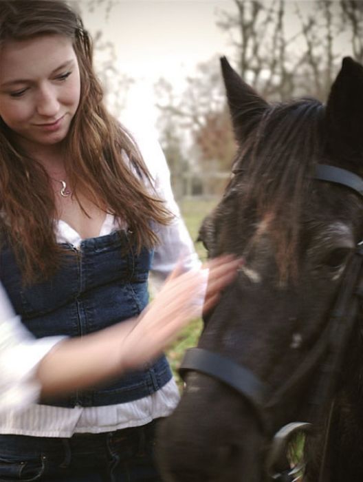 girl with a horse