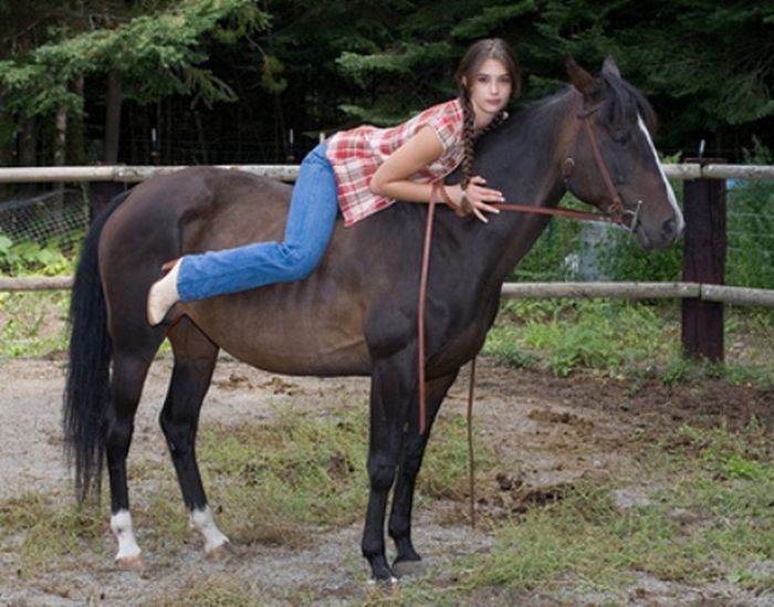 girl with a horse