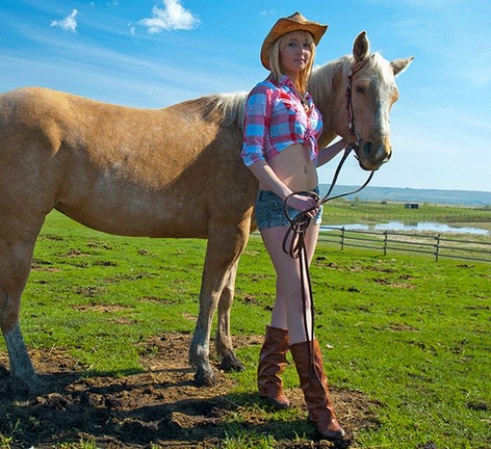 girl with a horse