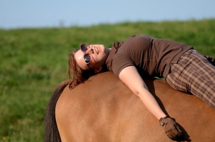 girl with a horse