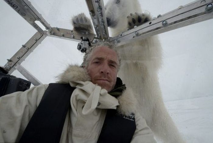 Polar bear attack by Gordon Buchanan