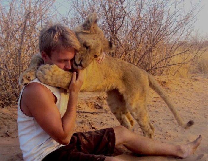 Living with lions by Nicolai Frederik Bonnén Rossen, Kalahari desert of Botswana