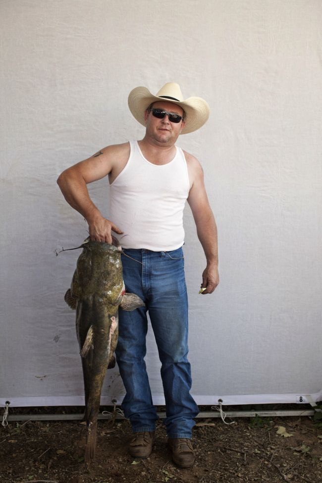 catching a giant catfish