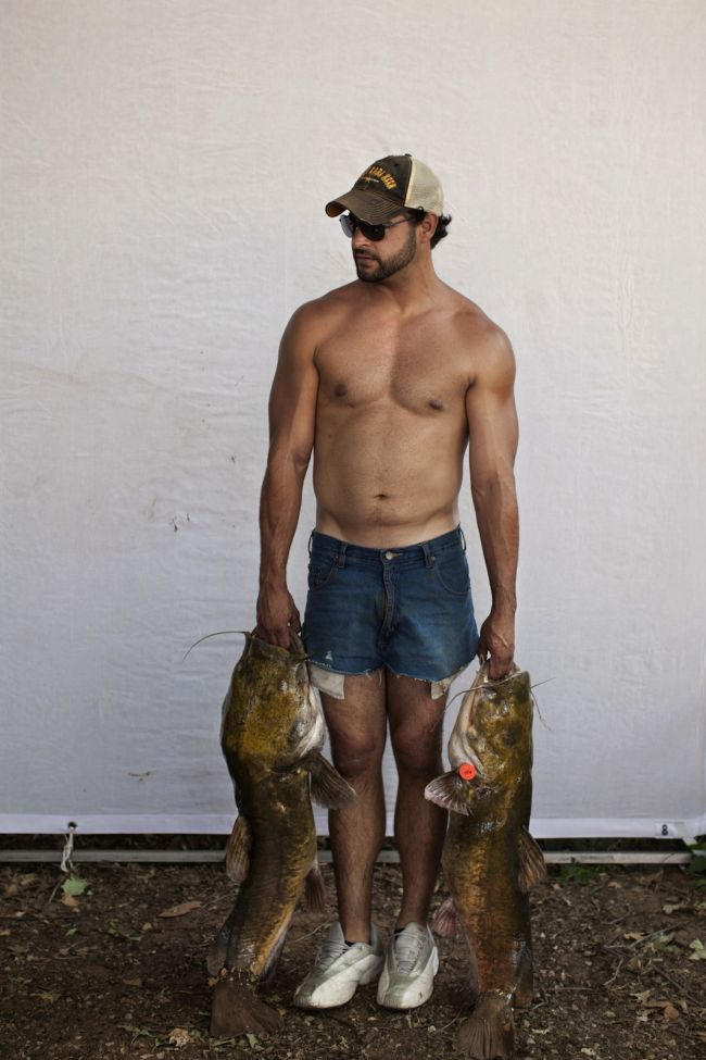 catching a giant catfish