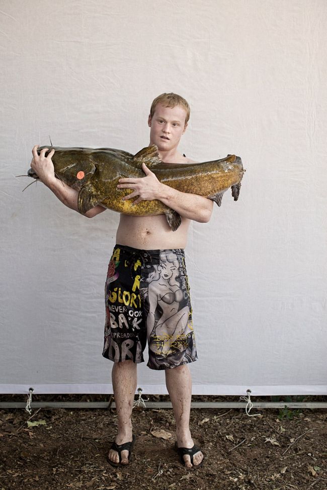 catching a giant catfish