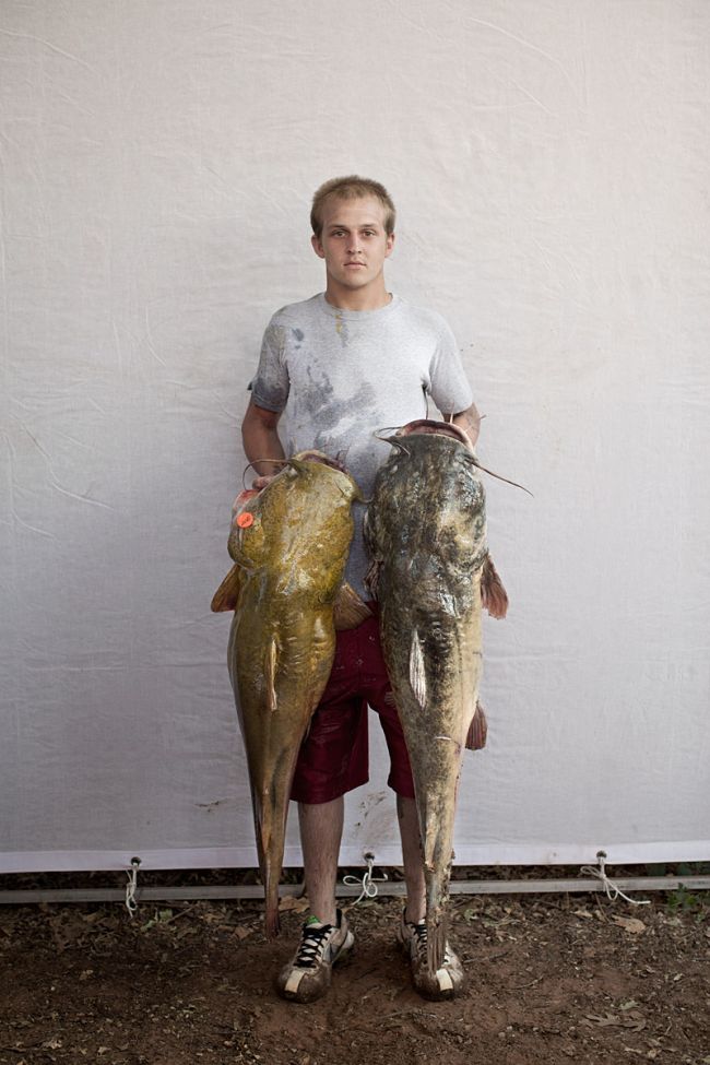 catching a giant catfish