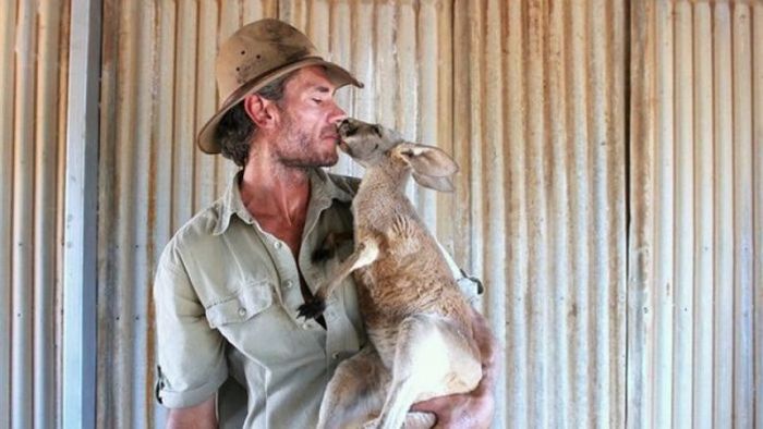 Rescuing kangaroos, Kangaroo Dundee, Chris Brolga Barns