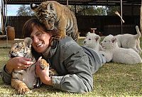 TopRq.com search results: Living with two cheetah, five lions and two tigers, Riana Van Nieuwenhuizen