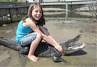 TopRq.com search results: Samantha Young, a 9-year-old alligator wrestler