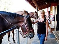 Fauna & Flora: girl with a horse