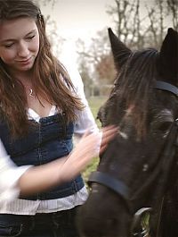 Fauna & Flora: girl with a horse