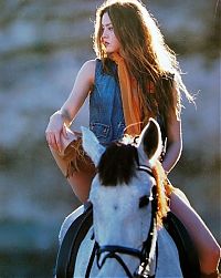 Fauna & Flora: girl with a horse